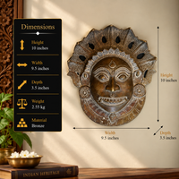 Bronze Panjurli Bhuta Mask