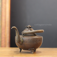 Antique Copper Tibetan Teapot | Handcrafted Home Decor