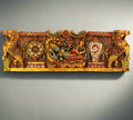 Wooden Carved Wall Panel Vishnu - Laxmi