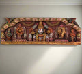 Wooden Hand Carved  Wall Panel Tirupati Balaji
