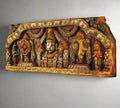 Wooden Hand Carved  Wall Panel Tirupati Balaji