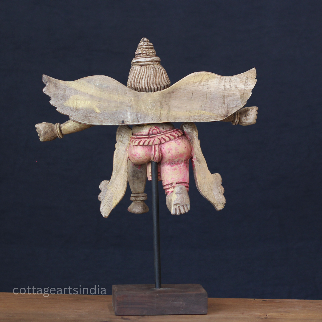 Vintage Wooden Garuda Sculpture