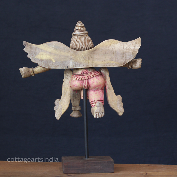 Vintage Wooden Garuda Sculpture
