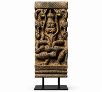 Vintage Wood/ Stone Narsimha