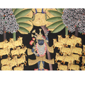 Shrinathji Pichwai Painting with Cows Under Kadamba Tree