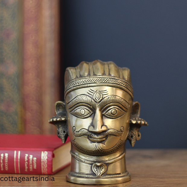 Brass Shiva Mukhlingam Idol