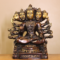 Brass Panchmukhi Hanuman 16"inches