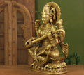 Brass Saraswati SuperFine Carving