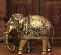 Brass Superfine Ornate Elephant