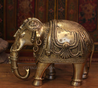 Brass Superfine Ornate Elephant