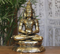 Brass Hanuman Meditative Posture