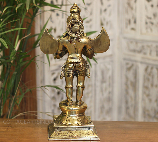 Brass Garuda Standing 15"