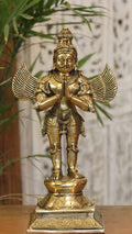 Brass Garuda Standing 15"