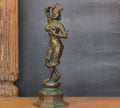 Bronze Finished Brass Apsara Courtesan
