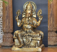 Brass Ganesh 24"
