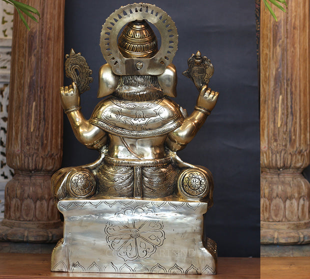 Brass Ganesh 24"