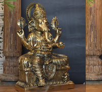 Brass Ganesh 24"