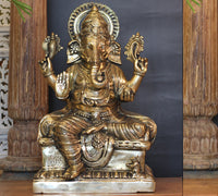Brass Ganesh 24"