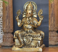 Brass Ganesh 24"