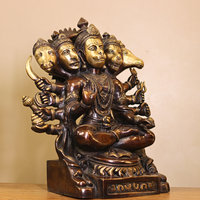 Brass Panchmukhi Hanuman 16"inches