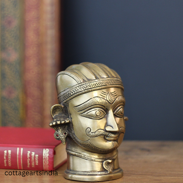 Brass Shiva Mukhlingam Idol