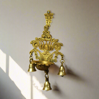 Brass Wall Hanging Diya
