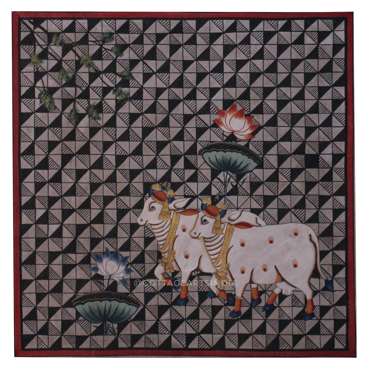 Cow Pichwai Painting
