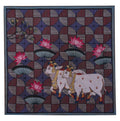 Cow and Lotus Pichwai Painting