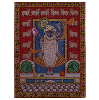Shrinath ji and Cows Pichwai Painting