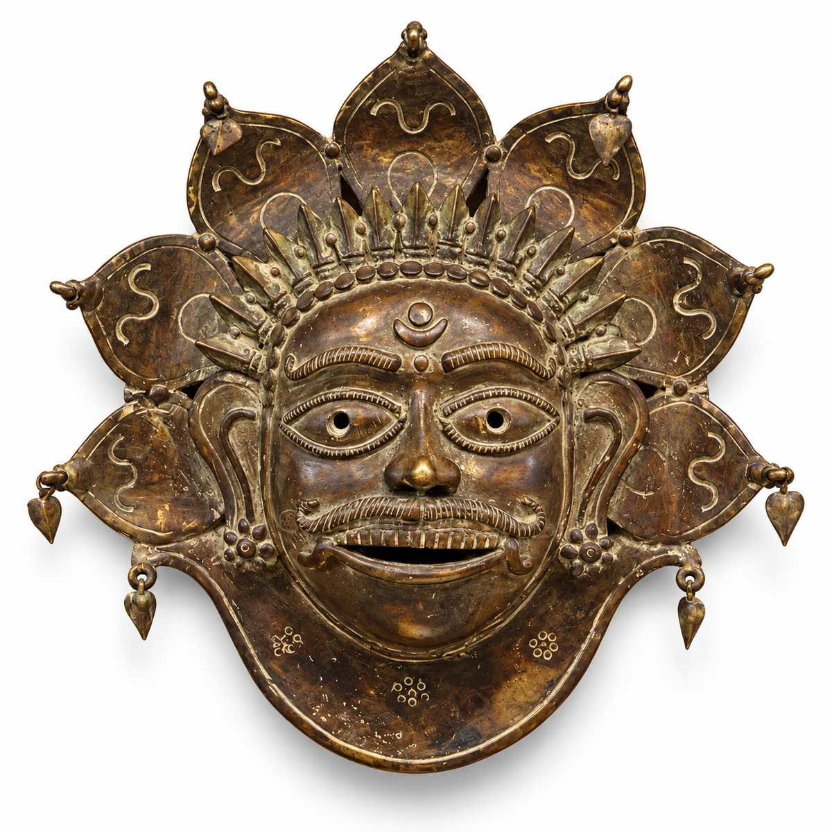 Bronze Panjurli Bhuta Mask