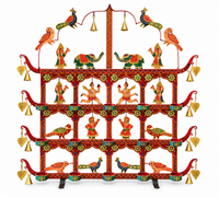 Wrought Iron Painted Toran T- light Holder