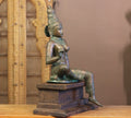 Bronze Finished Brass Parvati 18” With Wooden Stand
