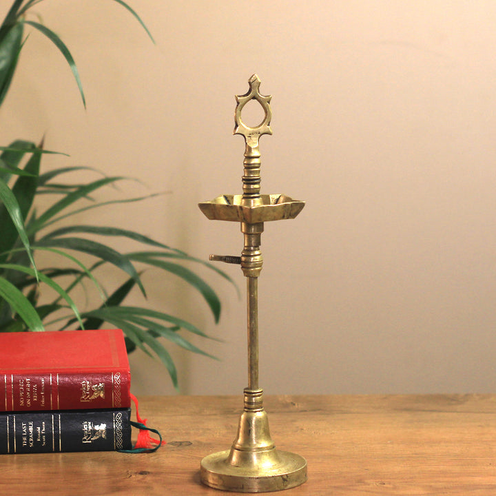 Brass  Vintage Key Vilakku Lamp