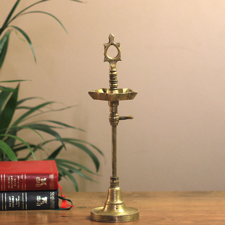 Brass  Vintage Key Vilakku Lamp