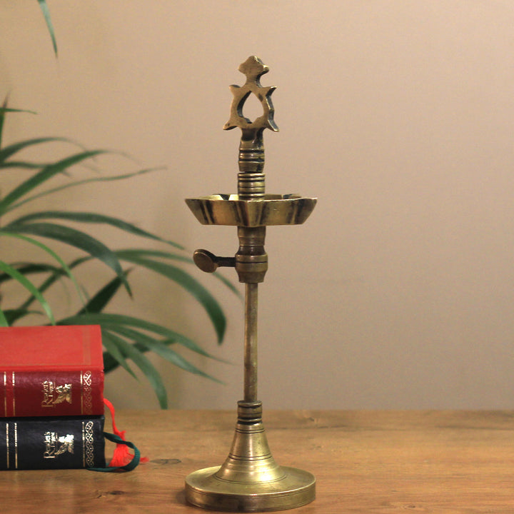 Brass  Vintage Key Vilakku Lamp