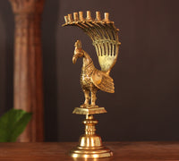Brass Peacock Incense Holder