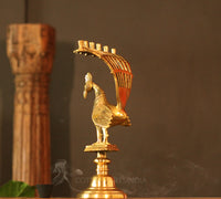 Brass Peacock Incense Holder