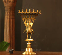 Brass Peacock Incense Holder