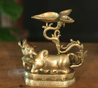 Brass Balinese Oil Lamp