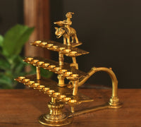 Brass 28 Diya Aarti
