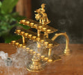 Brass 28 Diya Aarti