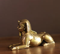 Brass Spinx Egyptian Statue