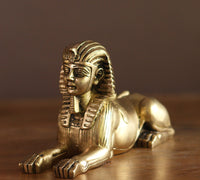 Brass Spinx Egyptian Statue