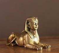 Brass Spinx Egyptian Statue