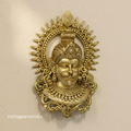 Handcrafted Brass Lord Hanuman Wall Hanging | Traditional Divine Face Brass Décor