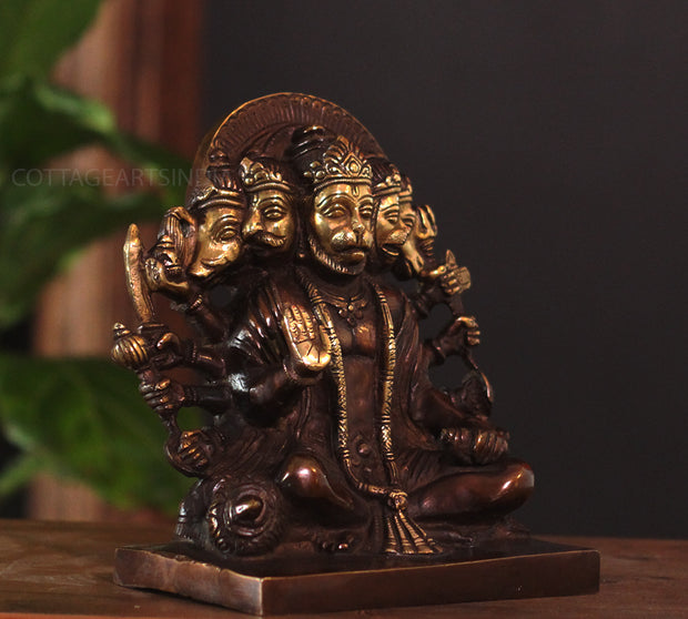 Brass Panchmukhi Hanuman