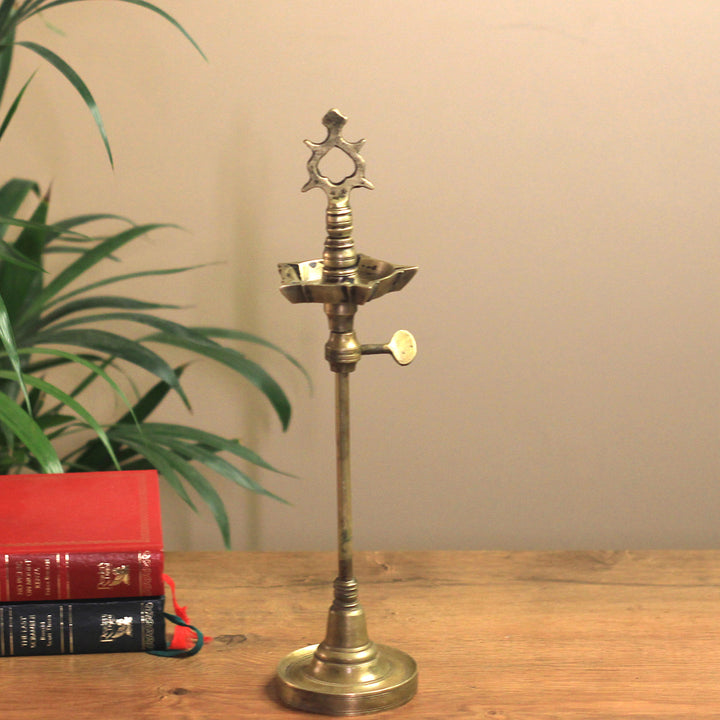 Brass  Vintage Key Vilakku Lamp