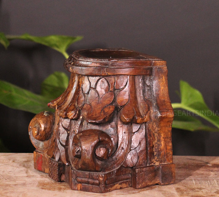 Wooden Carved Base