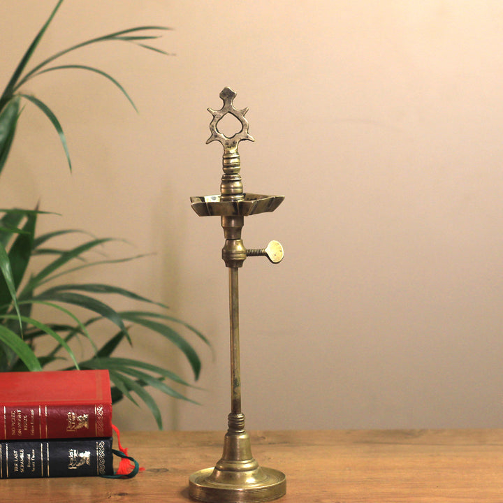 Brass  Vintage Key Vilakku Lamp