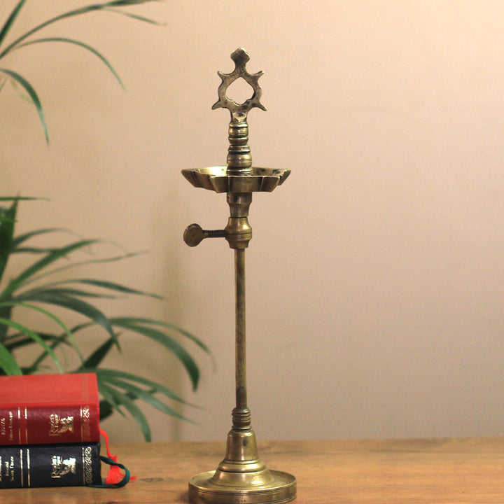 Brass  Vintage Key Vilakku Lamp